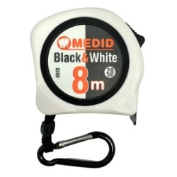 FLEXOMETRO BLACK AND WHITE 8 METROS